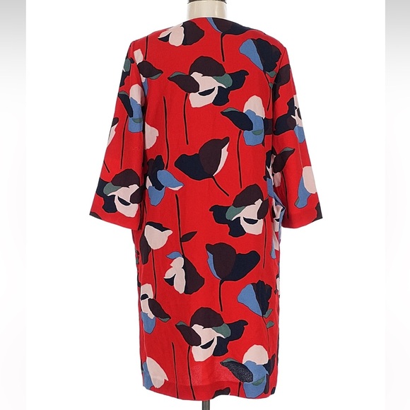 Boden Red and Pink Floral Dress Size 6 - Picture 6 of 10